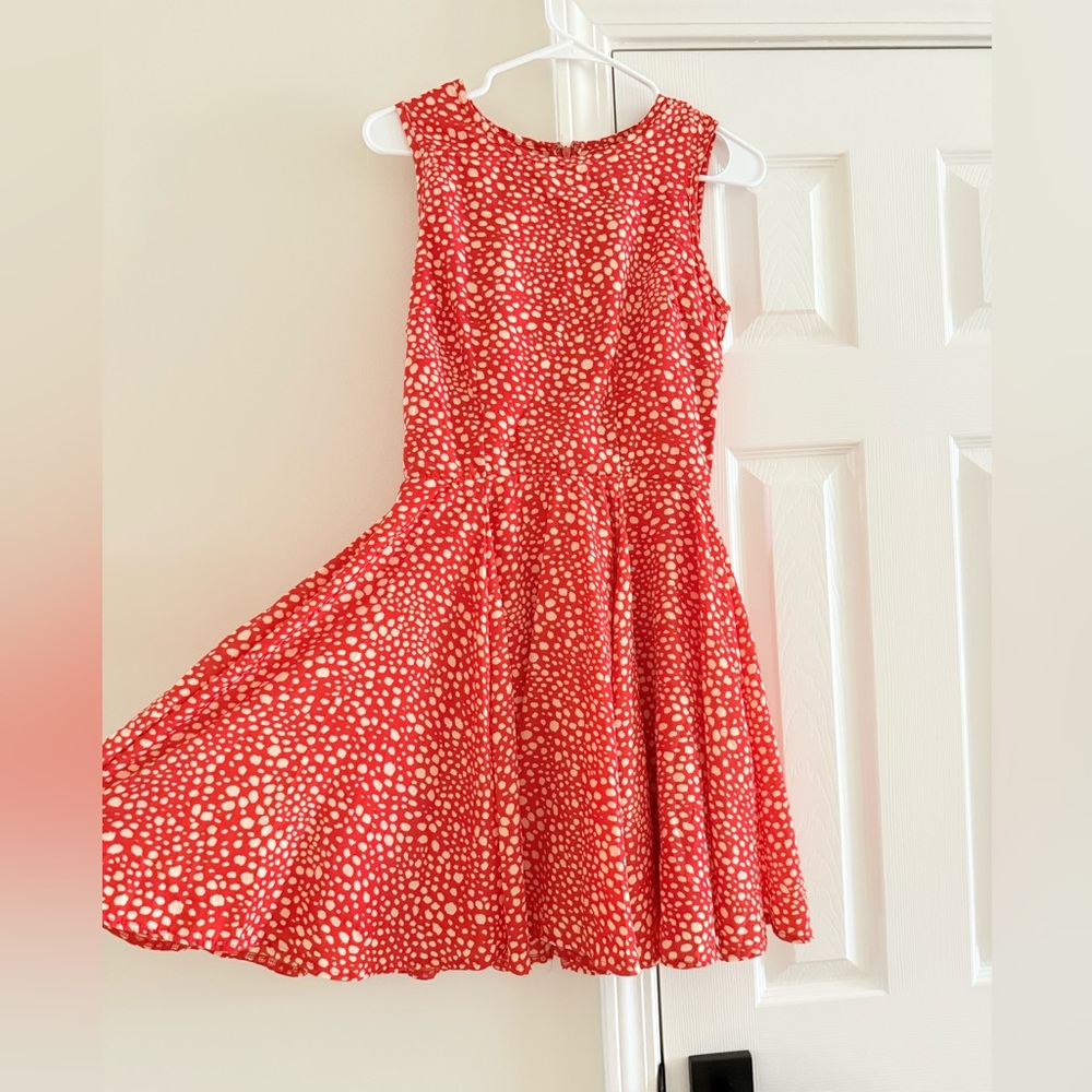 Maison Jules Vibrant Orange Mini Dress - Picture 2 of 3